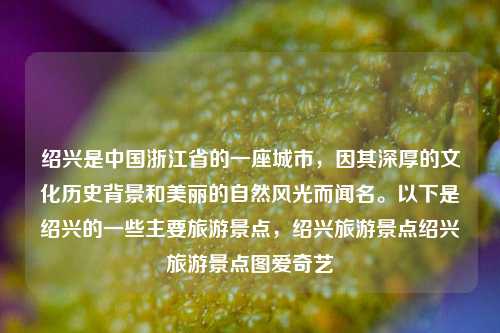 绍兴是中国浙江省的一座城市，因其深厚的文化历史背景和美丽的自然风光而闻名。以下是绍兴的一些主要旅游景点，绍兴旅游景点绍兴旅游景点图爱奇艺