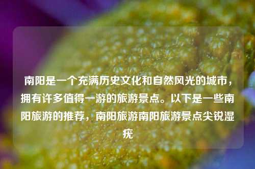 南阳是一个充满历史文化和自然风光的城市，拥有许多值得一游的旅游景点。以下是一些南阳旅游的推荐，南阳旅游南阳旅游景点尖锐湿疣