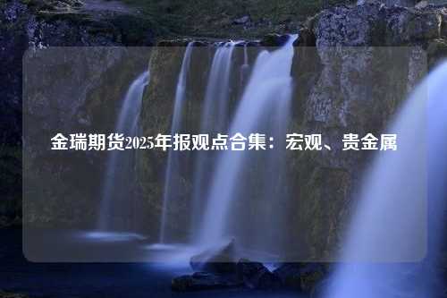 金瑞期货2025年报观点合集：宏观、贵金属