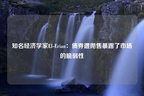 知名经济学家El-Erian：债券遭抛售暴露了市场的脆弱性